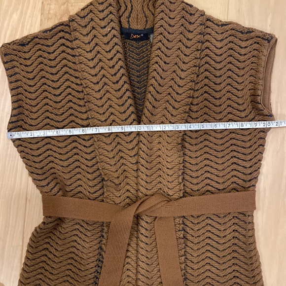 DEX Knitted Wrap Vest - Picture 8 of 10